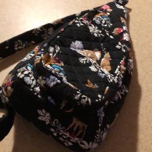 Vera Bradley Mini Sling Backpack in Merry Mischief